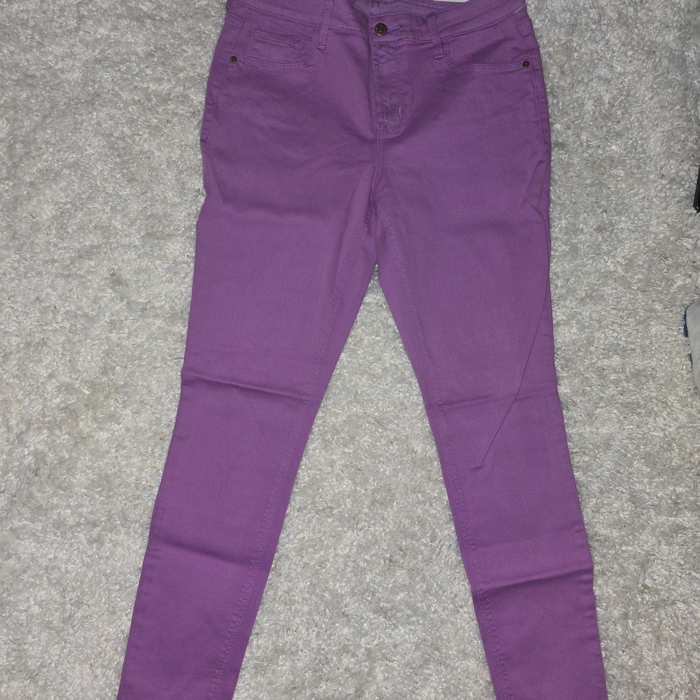 Old Navy Purple Skinny Jeans